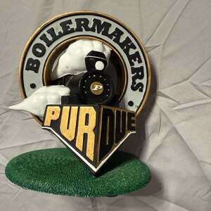 Purdue Boilermakers Swirly Metal Wind Spinner